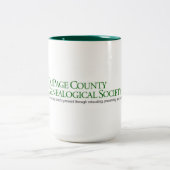 DCGS-Banner-Tasse Zweifarbige Tasse (Mittel)