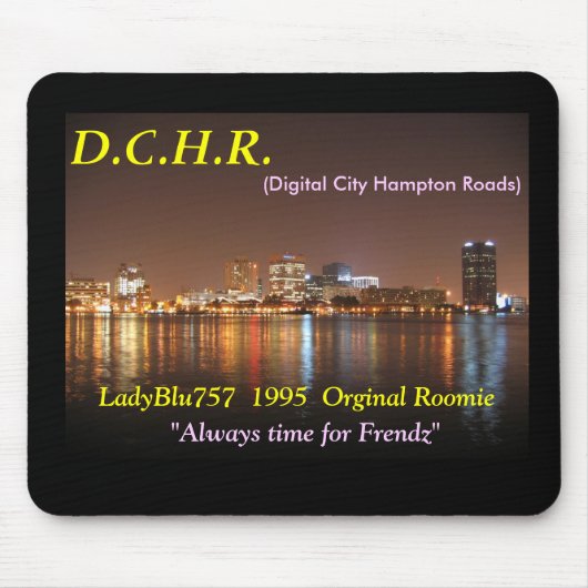 DCHR LadyBlu mousepad (Vorne)