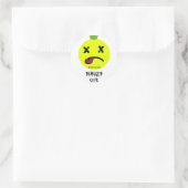 DCLUB-SCHALTFLÄCHE RUNDER AUFKLEBER (Tasche)