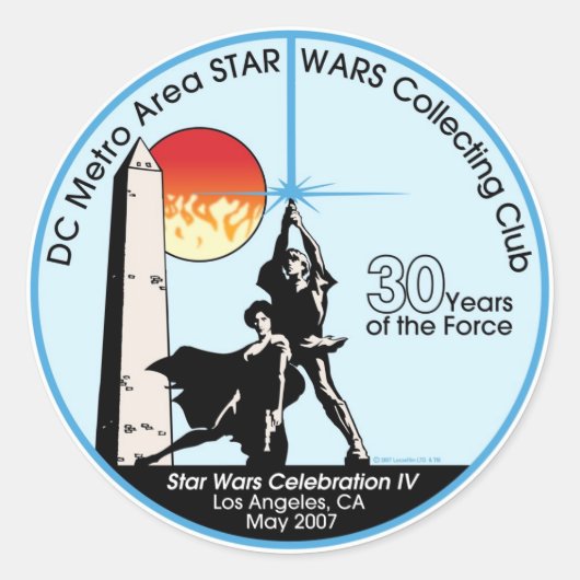 DCSWCC C4 Große Stickers (Vorderseite)
