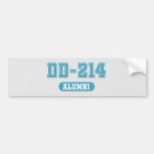 DD-214 ALUMNI AUTOAUFKLEBER (Vorne)