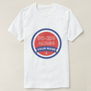 DD-214 Alumni Navy Rentirement T-Shirt