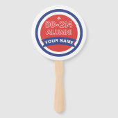 DD-214 Alumni Personalisierte Luftwaffenruhestand Fächer (Rückseite)