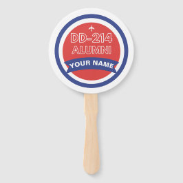 DD-214 Alumni Personalisierte Luftwaffenruhestand Fächer