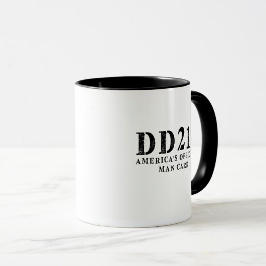 DD 214 Amerikas Offizielle Mann-Karte Tasse (VorderseiteRechts)