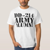 dd-214-Armeealumni T-Shirt (Vorderseite)