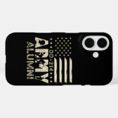 DD-214 Army Alumni Military US Flag Veteran Case-Mate iPhone Hülle (Rückseite (Horizontal))