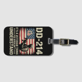DD-214 Its A Veteran Thing You Wouldn't Understand Gepäckanhänger (Vorderseite (Horizontal))
