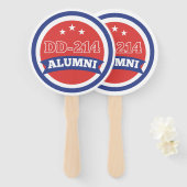 DD-214 Militärruhestand der Alumni-Armee Fächer (Vorne und Hinten)