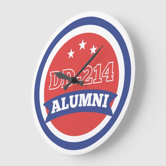 DD-214 Militärruhestand der Alumni-Armee Große Wanduhr (Winkel)