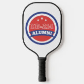 DD-214 Militärruhestand der Alumni-Armee Pickleball Schläger (Vorderseite)