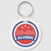 DD-214 Militärruhestand der Alumni-Armee Schlüsselanhänger (Vorderseite)