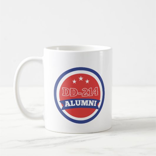 DD-214 Tasse für das Militärruhestand der Alumni-A (Links)