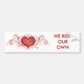 DD-ColorLogo, BESITZEN WIR RIDEOUR Autoaufkleber (Vorne)