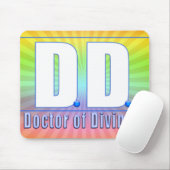 DD Doktor der Göttlichkeit Akronym LOGO Mousepad (Mit Mouse)