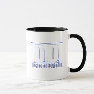 DD Doktor der Göttlichkeit Akronym LOGO Tasse