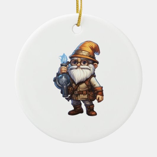 DD Gnome Artificer Keramik Ornament (Vorne)