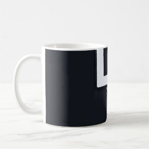 DD-Monogramm-Sticker-Tasse Kaffeetasse