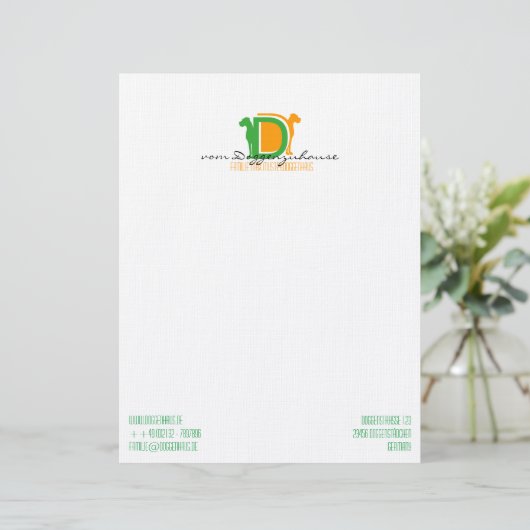 DD-Serie Briefbogen (Stehend Vorderseite)