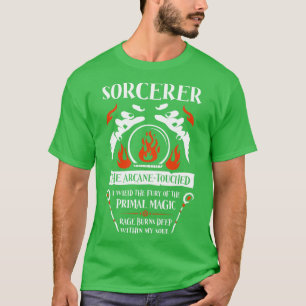DD SORCERER Class Dungeons Dragons T-Shirt