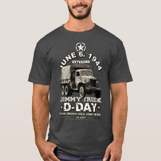 DDAY Jimmy Truck Veterans T-Shirt