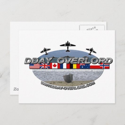 DDay-Overlord Postkarte (Vorne/Hinten)