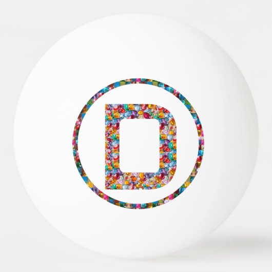 DDddd 3* Klingeln Pong Ball der Tischtennisball (Rückseite)