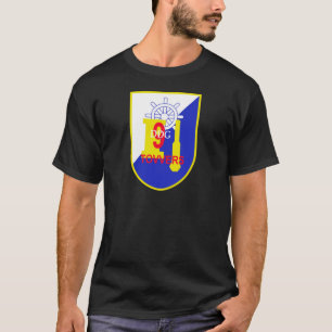 DDG-9 USS Turm-Marine-Flugkörperzerstörer Mil T-Shirt