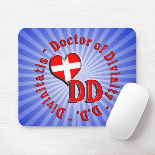 DDkreisakronym-LOGO-DOKTOR DER GÖTTLICHKEIT Mousepad (Mit Mouse)
