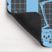 DDLM Computadora Papel Picado Verzierung Mousepad (Ecke)