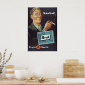 DDR Cigarette Advertisement Poster My choice Real (Küche)