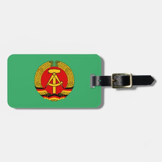 DDR, DDR, DDR GEPÄCKANHÄNGER (Vorderseite horizontal)
