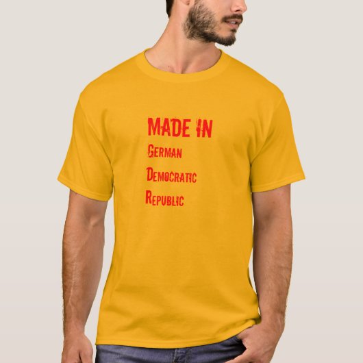 DDR Design T-Shirt (Vorderseite)