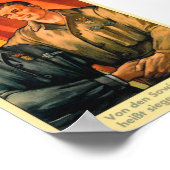 DDR Era Propaganda Poster (Ecke)