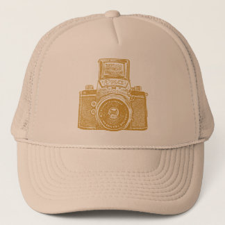 DDR-Kamera - Caramel Brown Truckerkappe