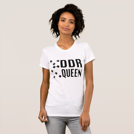 DDR-Königinweiß T-Shirt (Vorne ganz)