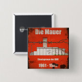 DDR Mauerbutton Button (Vorne & Hinten)