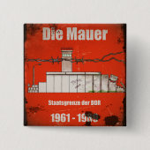 DDR Mauerbutton Button (Vorderseite)