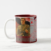 DDR-Ostdeutsch-Grenzwache Zweifarbige Tasse (Links)