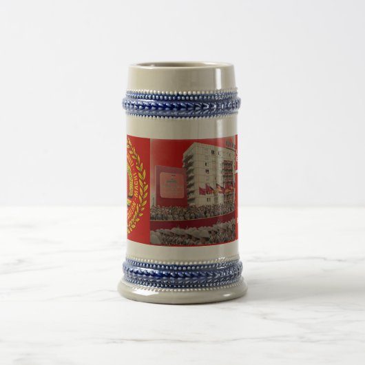 DDR-Ostdeutscher 40 Jahre Bierglas (Mittel)