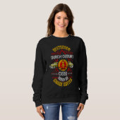 DDR Ostdeutschland Slogan Sweatshirt (Vorne ganz)
