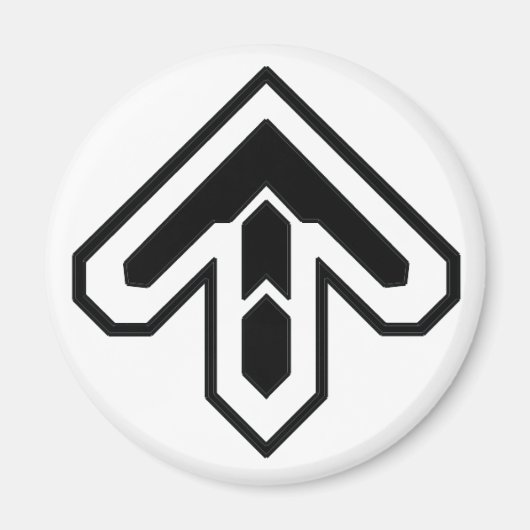 DDR-Pfeil-Magnet Magnet (Vorne)