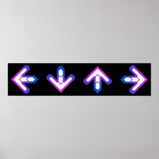 DDR-Pfeile Poster (Vorne)