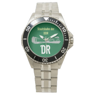 DDR Reichsbahndesign Armbanduhr