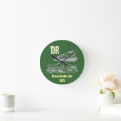 DDR Reichsbahndesign Runde Wanduhr (Zuhause)