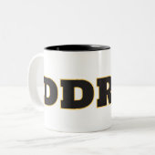 DDR-Team Zweifarbige Tasse (Vorderseite Links)
