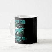 DDR Trabi "Männer aus Stahl, fahren Autos aus Papp Kaffeetasse (Vorderseite Links)