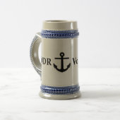 DDR Volksmarine, Ostdeutsche Marine Bierglas (Vorderseite Links)
