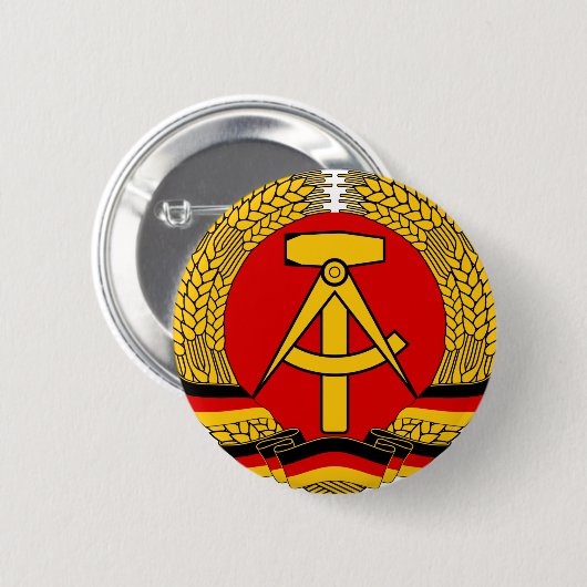 DDR Wappen Button (Vorne & Hinten)