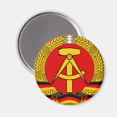 DDR Wappen Magnet (Vorderseite/Rückseite)